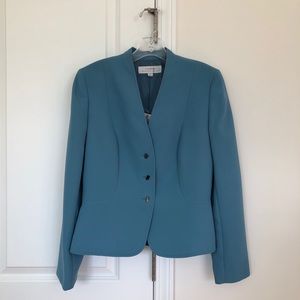 Tahari Arthur S. Levine Women's Suit Jacket Blazer and Shell | Blue | Size 8